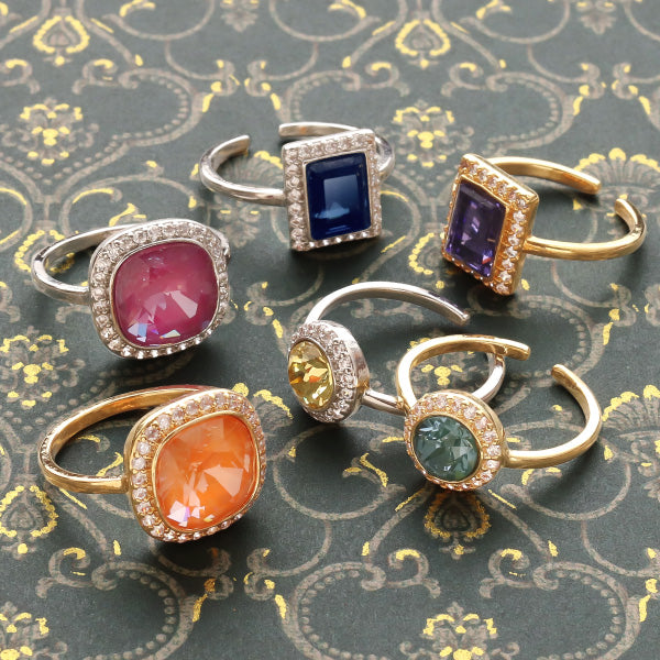 リング台 キュービックジルコニア石座 ＃4527 8×6mm キュービック