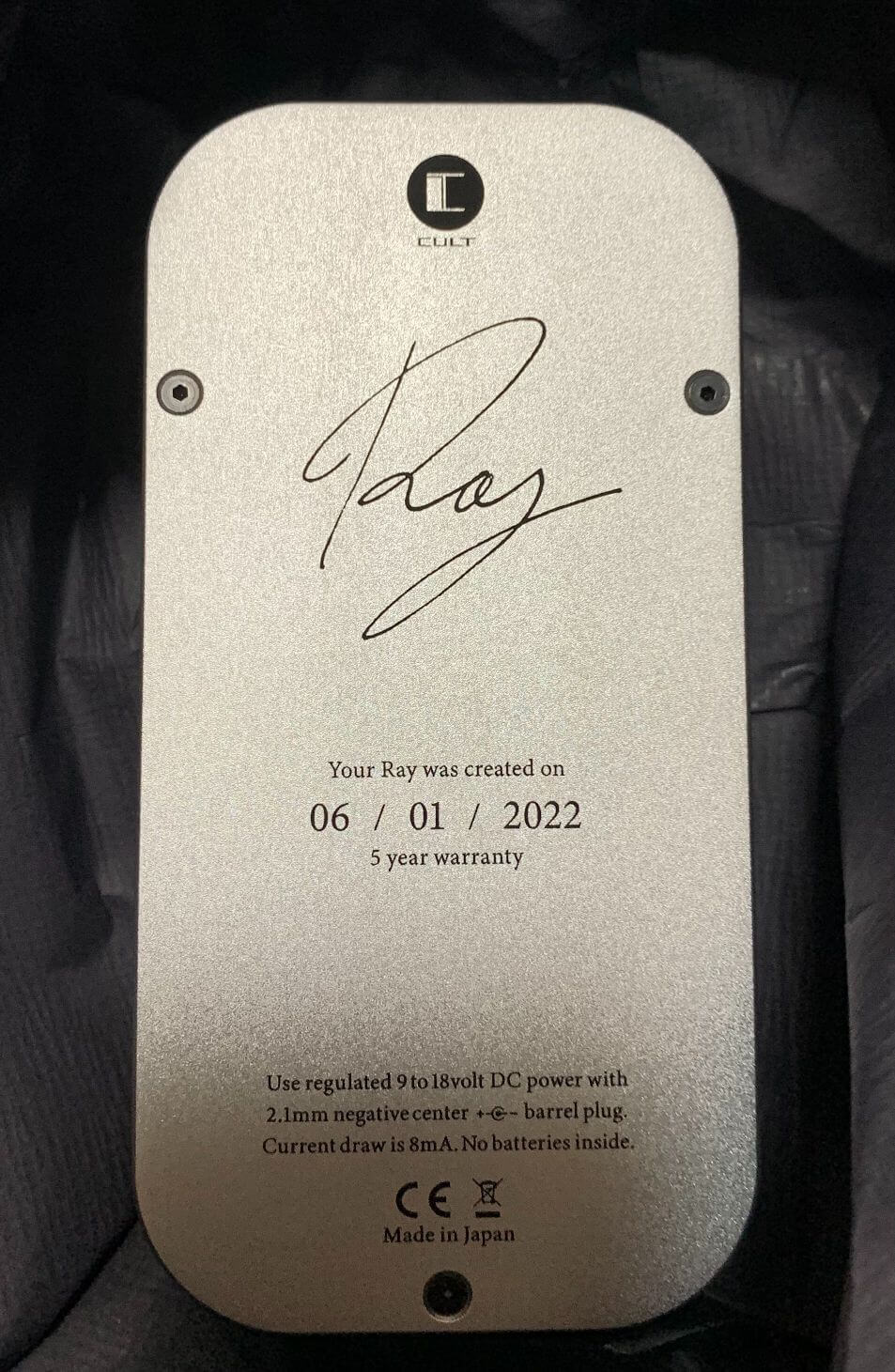 解像度の鬼】CULT Ray オーバードライブエフェクター レビュー│機材沼