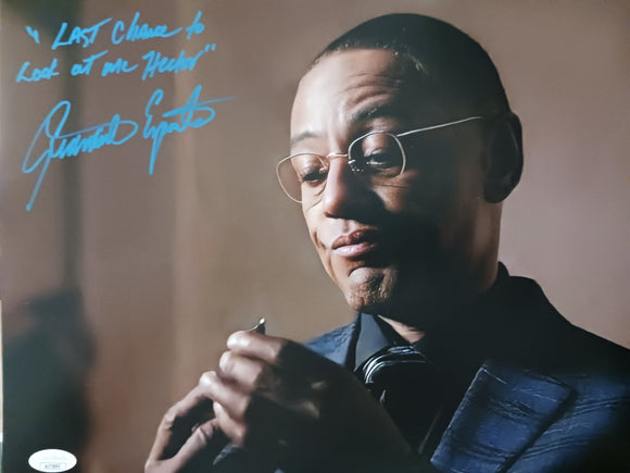 Giancarlo Esposito Breaking 11x14 Photo Signed w/ 