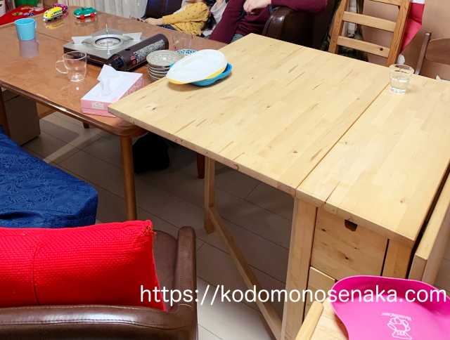 IKEAのバタフライテーブルは使いづらい？2年使ってわかったデメリット