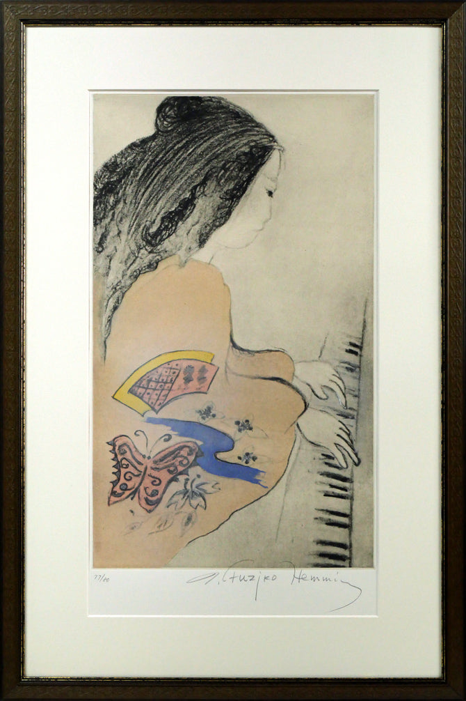 フジ子ヘミング「スエーデンの歌」シルクスクリーン版画 絵画買取