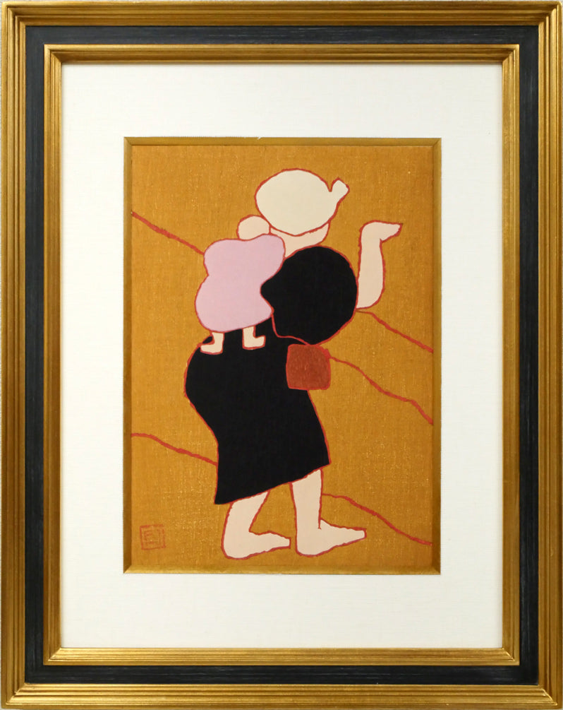 稲垣昌紀「北の花」油絵・F4号 絵画買取・販売の小竹美術