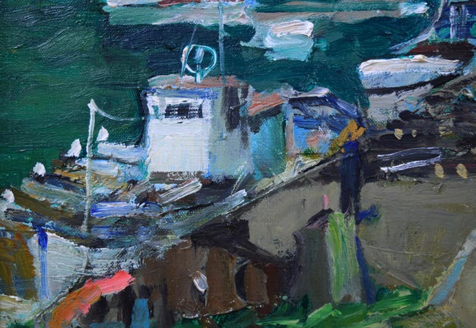 忍路湾盛夏（小樽） 絵画買取・販売の小竹美術