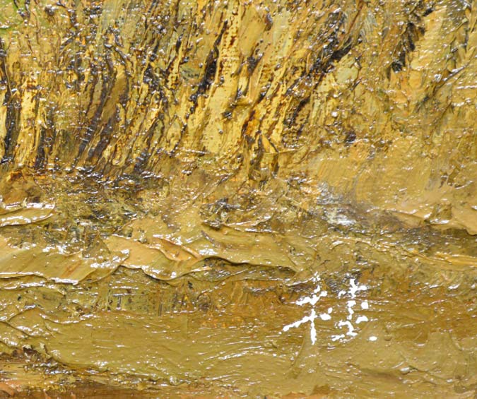 三森桂「秋風」油絵・F6号 絵画買取・販売の小竹美術