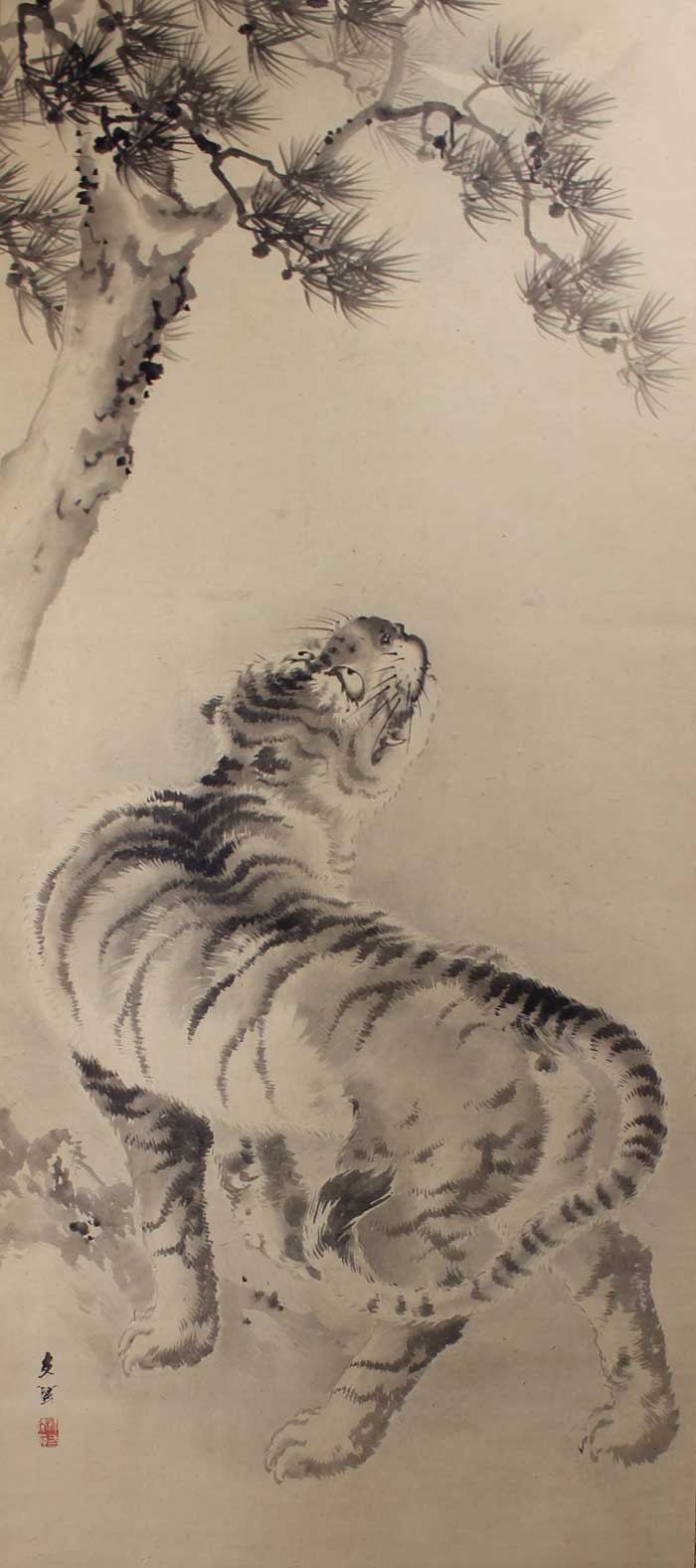 龍虎之図（双幅）｜新・古美術 高美堂（こうびどう）｜掛軸販売・通販