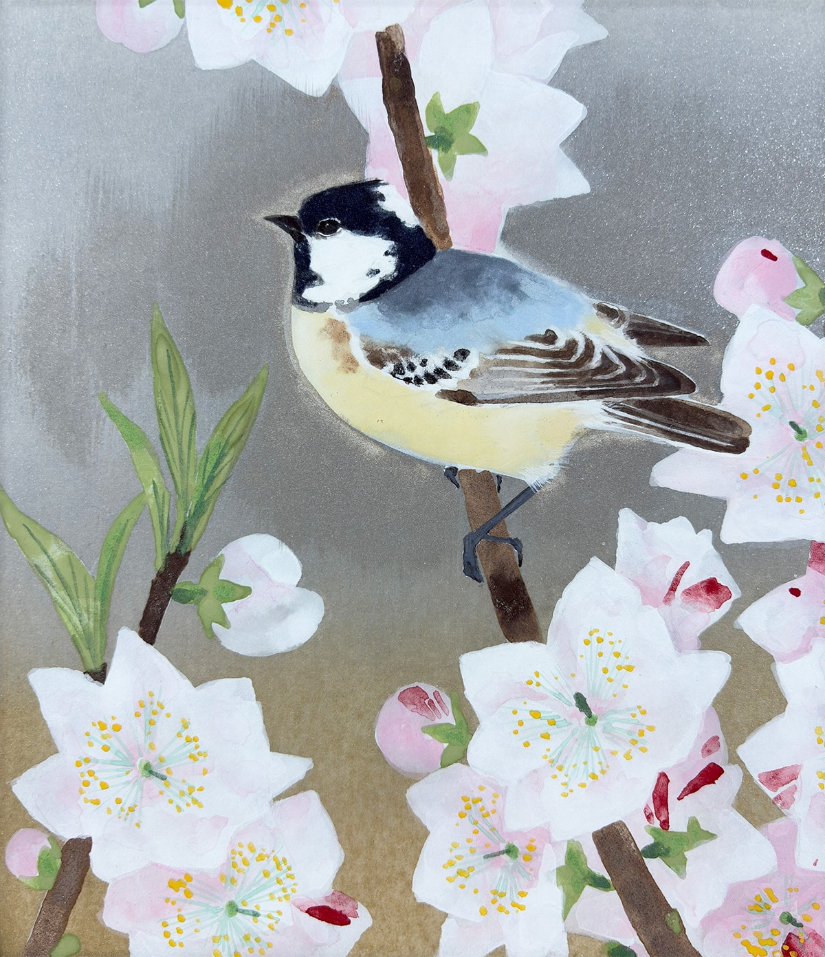 桃花｜額（2号）｜新・古美術 高美堂（こうびどう）｜掛軸販売・通販