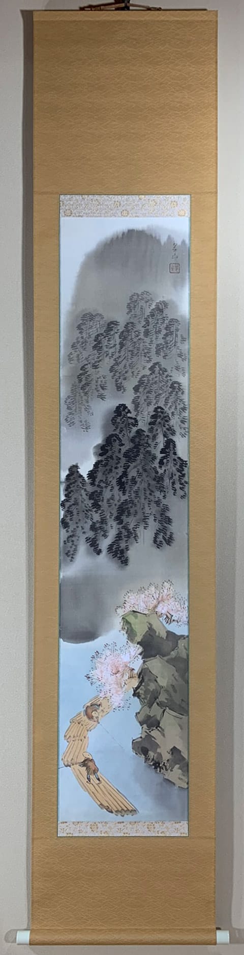 春の嵐峡｜新・古美術 高美堂（こうびどう）｜掛軸販売・通販・買取