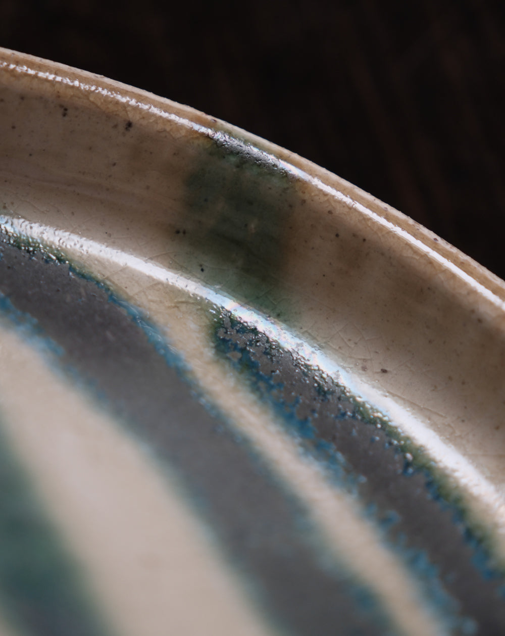 綠釉・七寸丸皿– 山竹｜Koya Sanju
