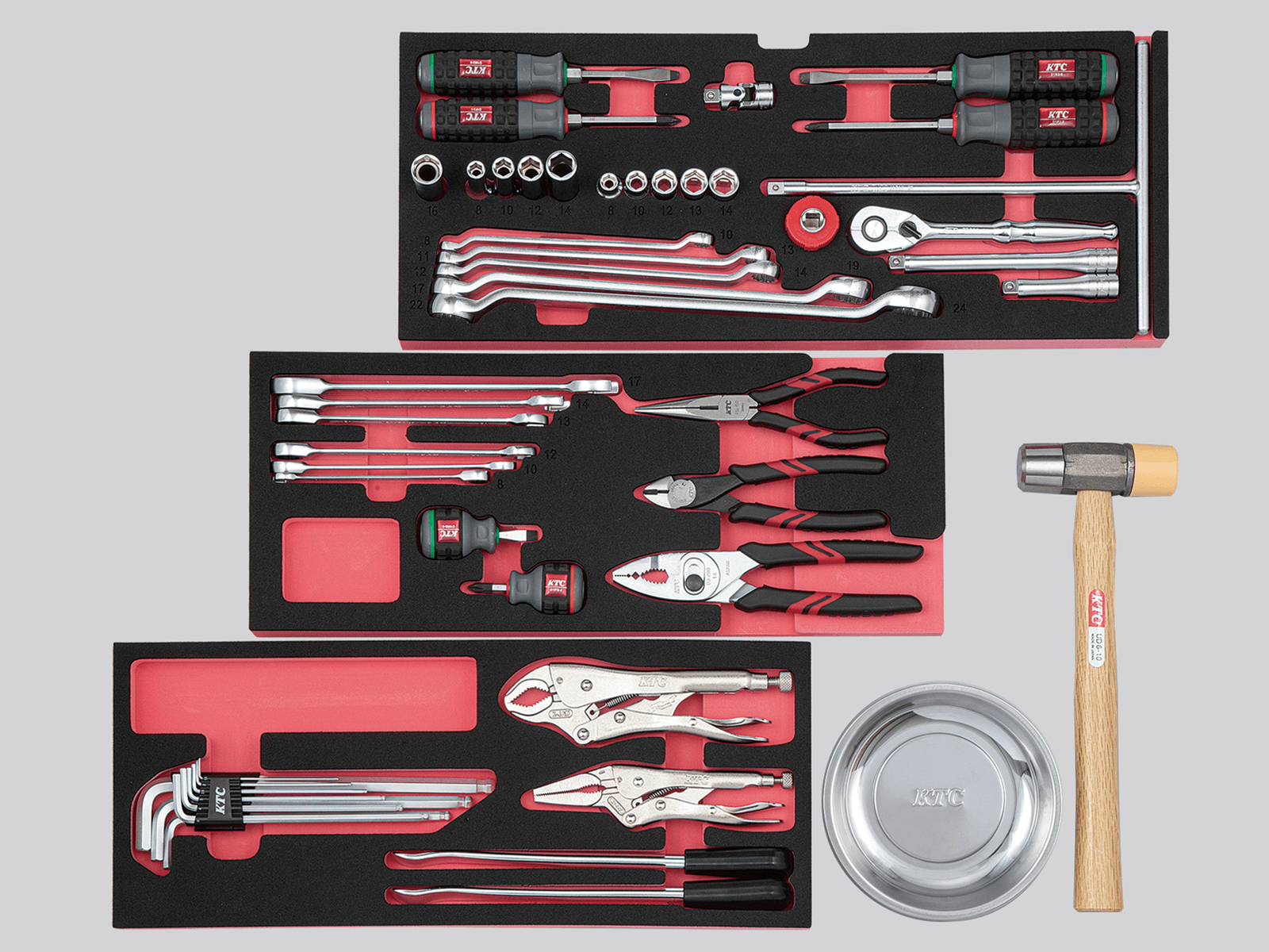 9.5sq.モーターサイクルツールセット[51点] | KTCツール