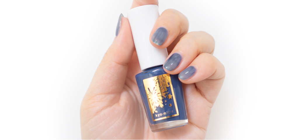 夕立の雲：四季彩まといネイル | 四季彩まといネイル | kyo・miori