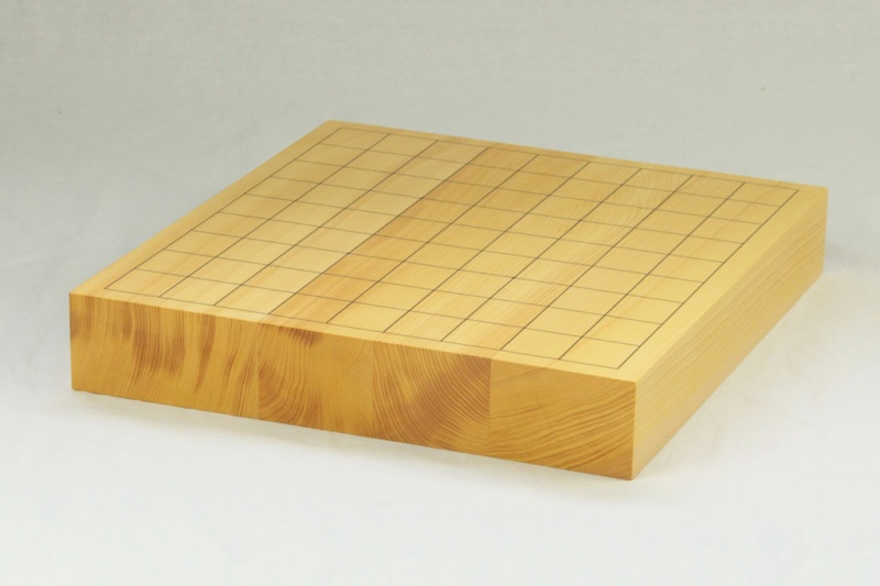日向産】本榧卓上将棋盤 2寸柾目（ハギ）214201