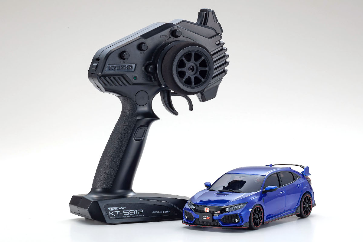 MINI-Z AWD Honda CIVIC Type R Brilliant Sporty Blue Metallic