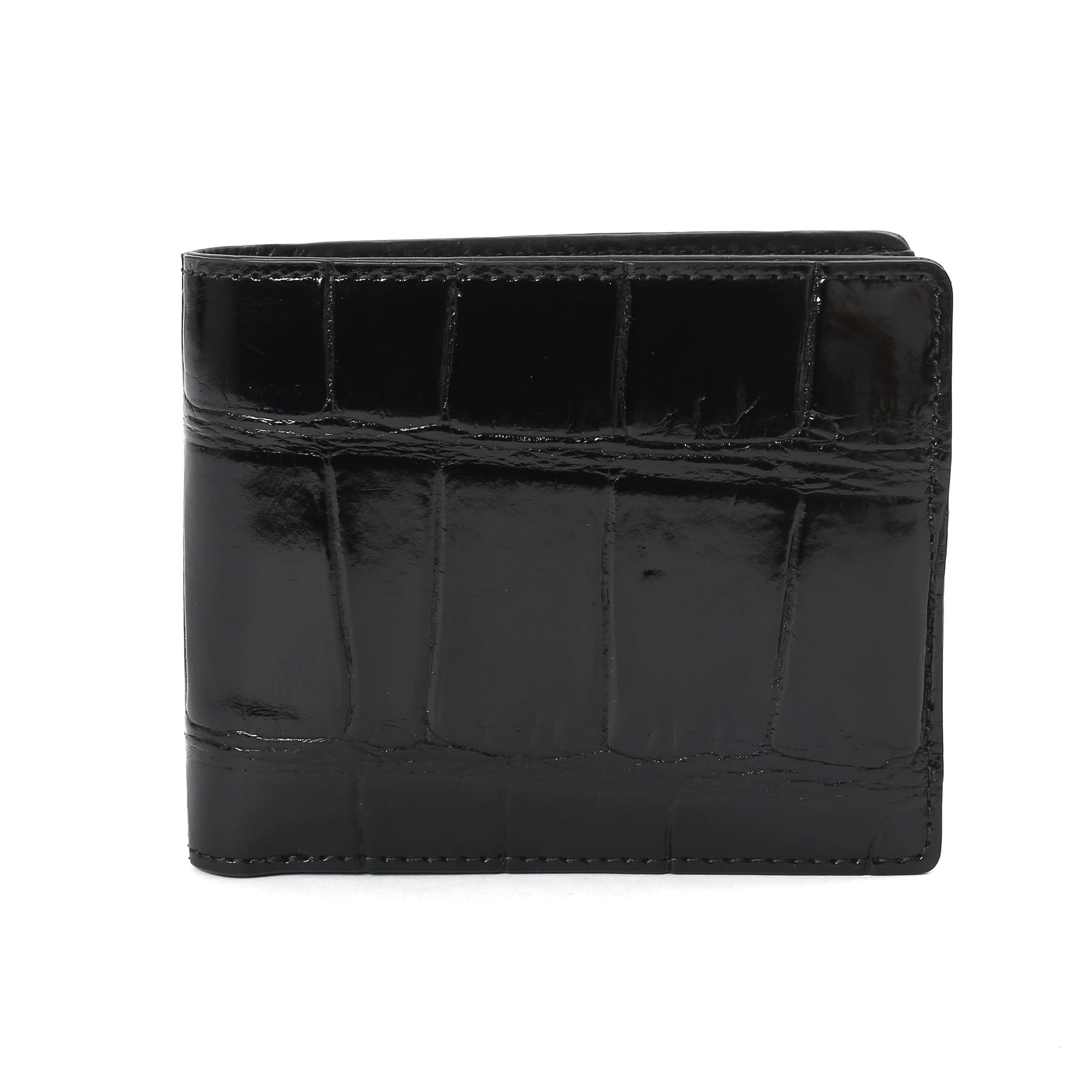 公式】 レザークラフトカンパニー 二つ折りウォレット Sebek ワニ革