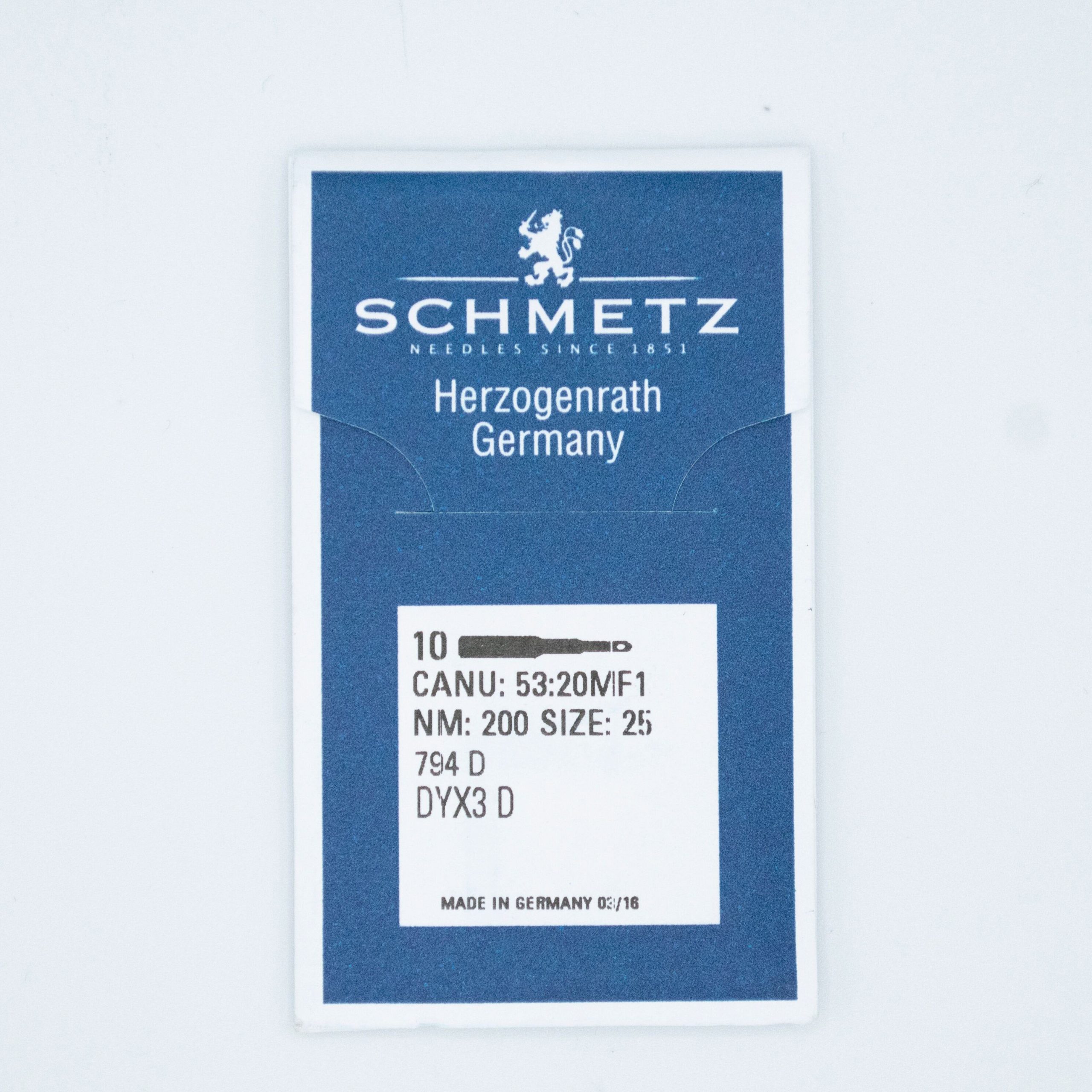 7 X 3 Round Point Schmetz Needles | Leather Machine Co