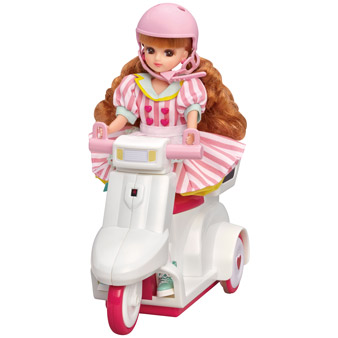 リカちゃんイーツ おとどけスクーター｜商品情報｜リカちゃん｜タカラ