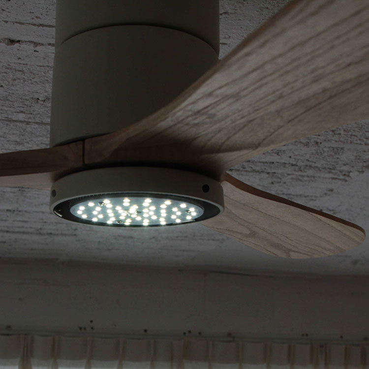 Modern Collection LED シーリングファン REAL wood blades (昼白色