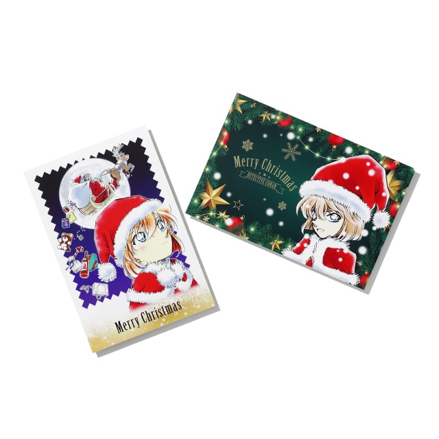 名探偵コナン』 クリスマスポストカード2枚セット（スライダーポーチ付