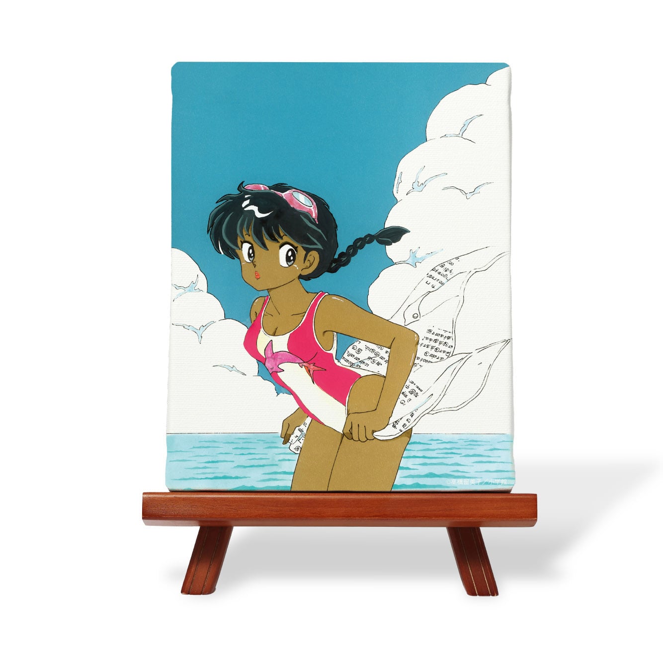 高橋留美子先生デジタルサイン入り『らんま1/2』キャンバスアートB