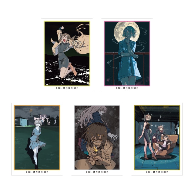 よふかしのうた』 A3マット加工ポスター 6～10巻表紙 : サンデー