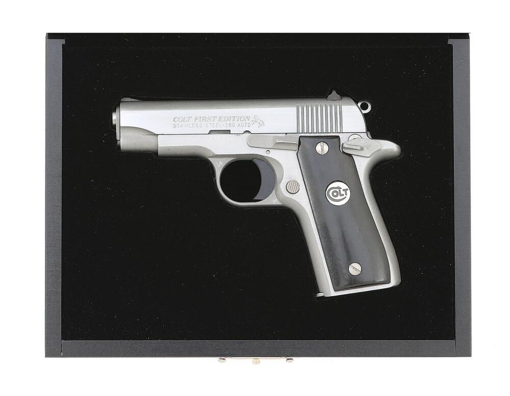 Colt Government Model .380 First Edition Stainless Commemorative