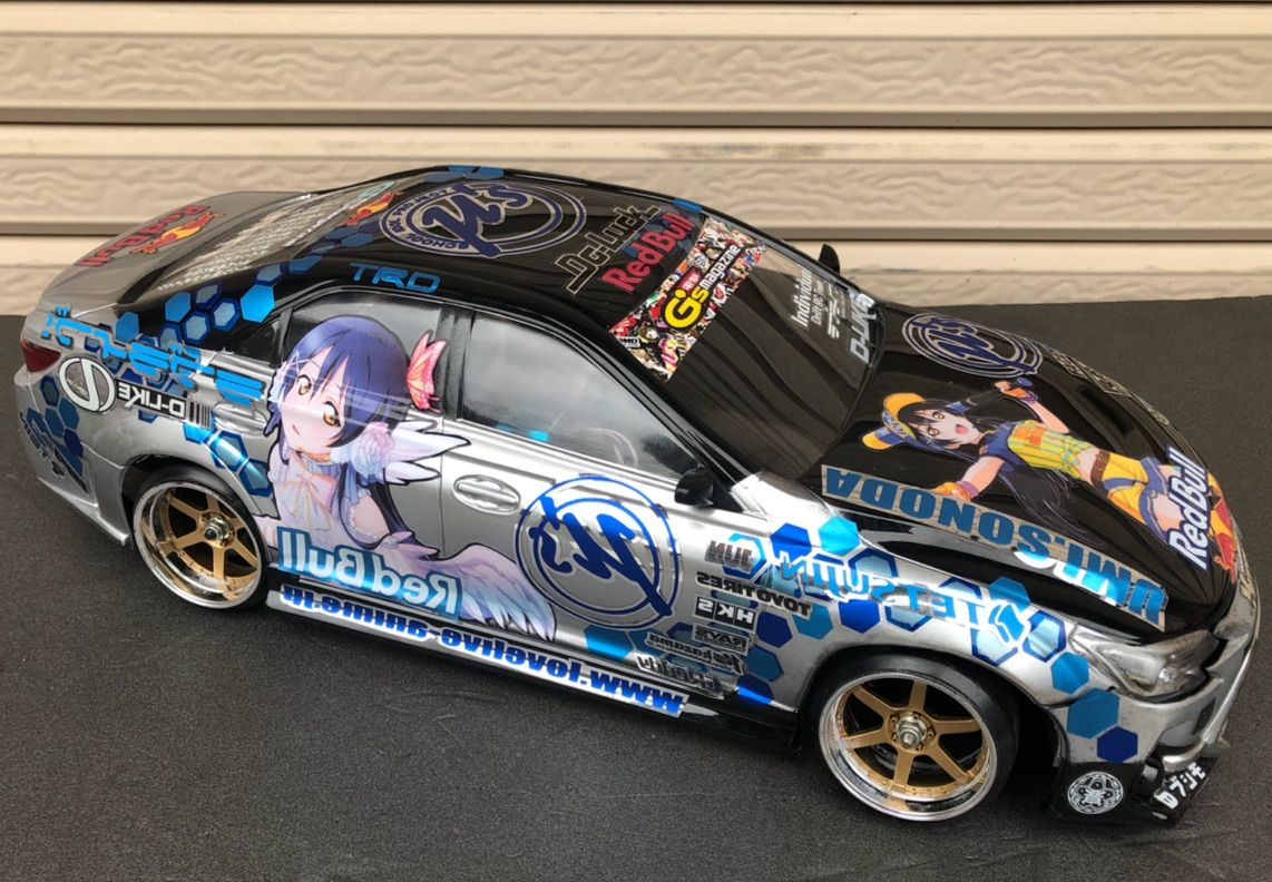 ラジコン 痛車 ボディ ラブライブ！園田海未 仕様 TETSUJIN マークX G