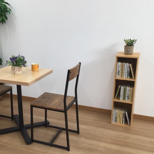 本棚 3段 組み合わせラック プレージ 高さ90cm 幅25cm （ 組合せラック