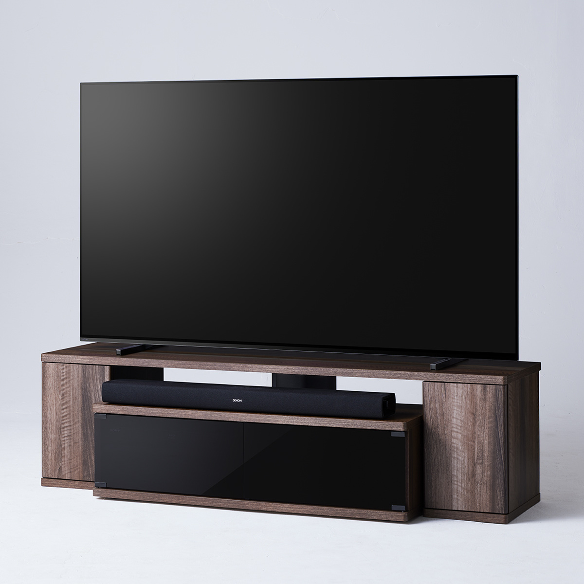 テレビ台 ローボード サウンドバーラック 65V型対応 幅150cm （ テレビ
