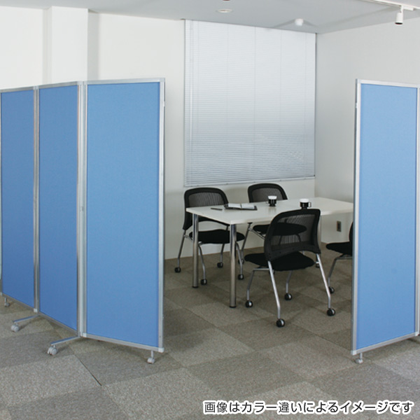 パーテーション SMP三つ折パーティション クリアーフロスト 3連 高さ