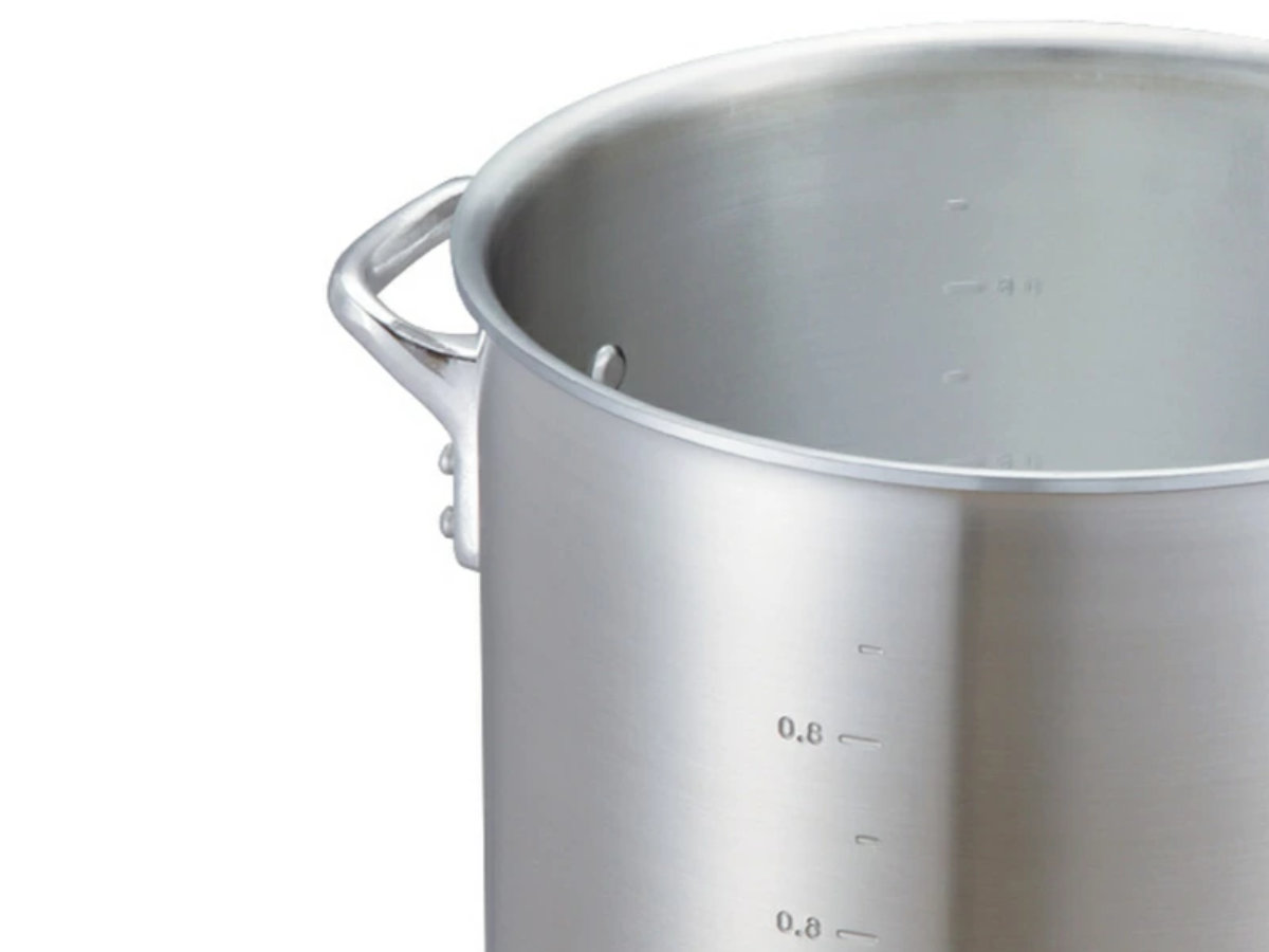 寸胴鍋 54cm 120L ガス火専用 キングポット 業務用 中尾アルミ 両手鍋