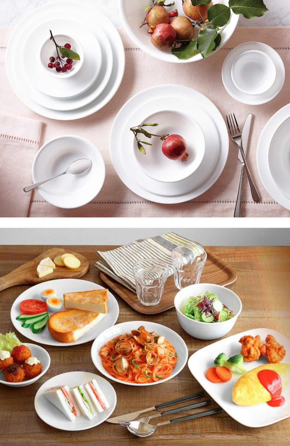 プレート 23cm コレール CORELLE スクエア 白 食器 皿 角皿 ウインター