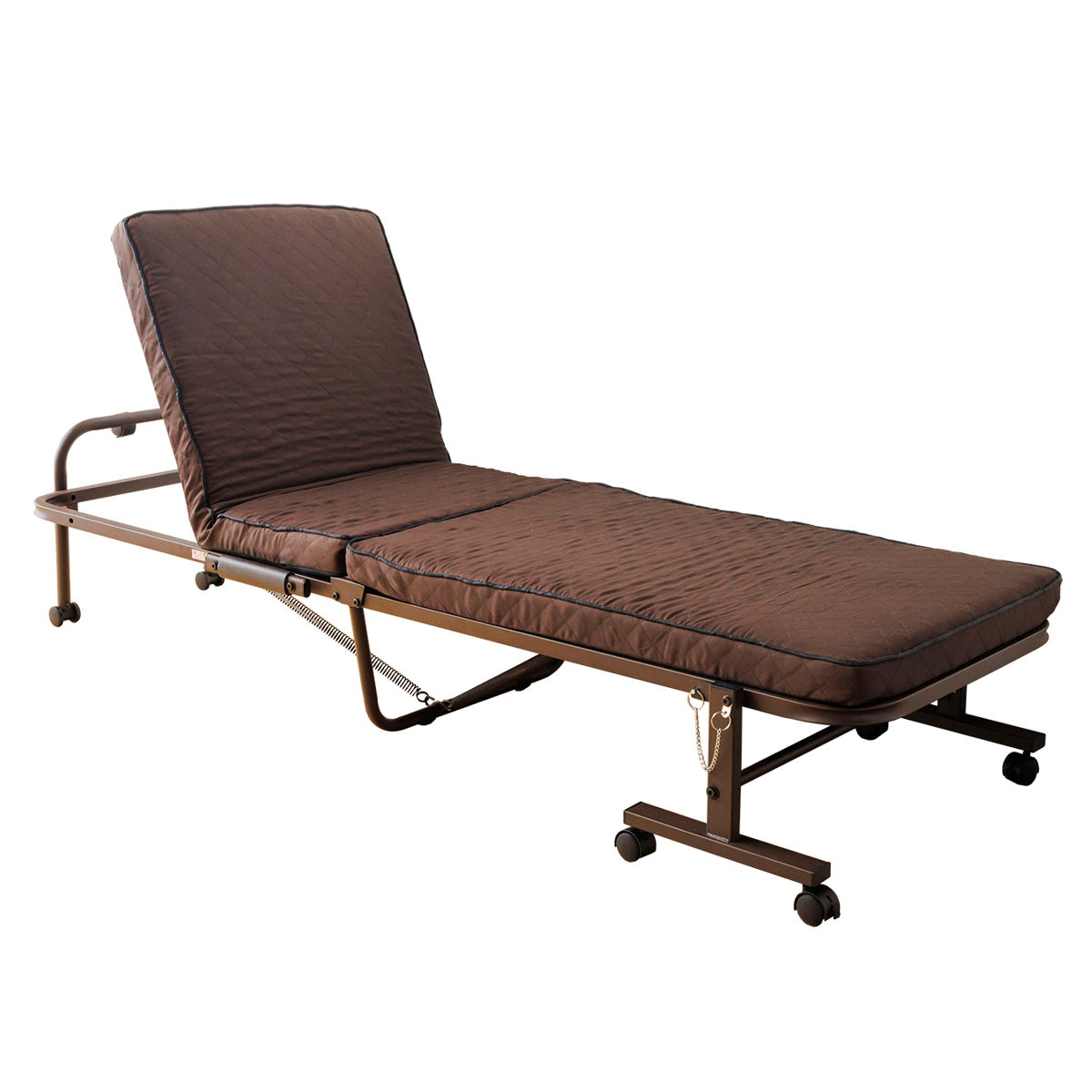 dショッピング |折りたたみベッド 幅65cm 14段階リクライニング