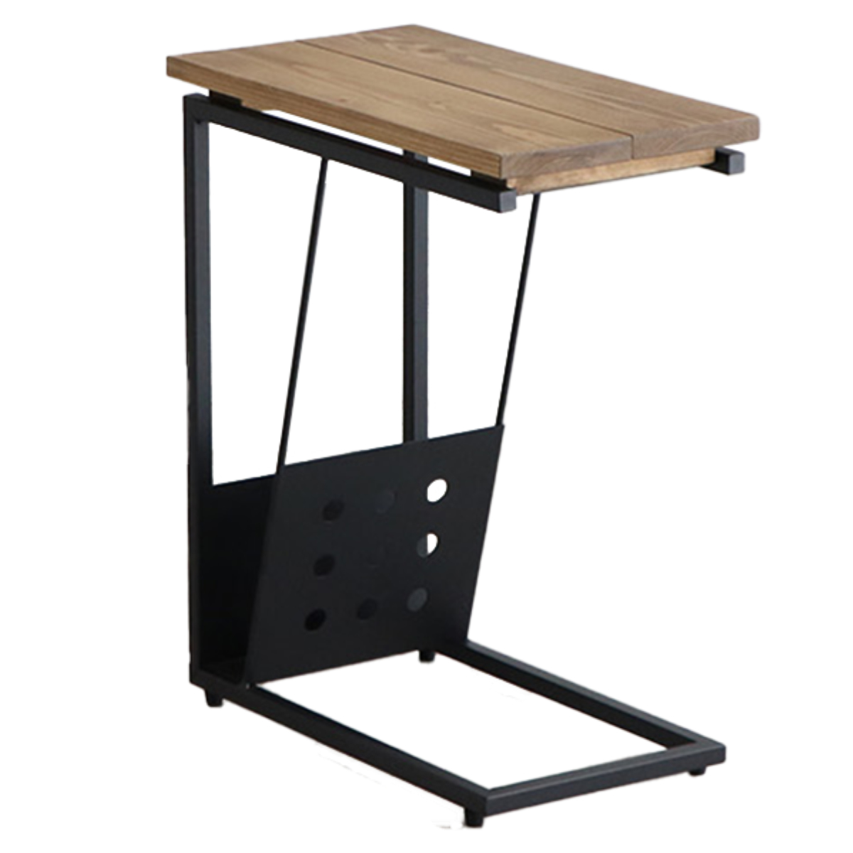 サイドテーブル 高さ53cm With 木製 （ テーブル ナイトテーブル