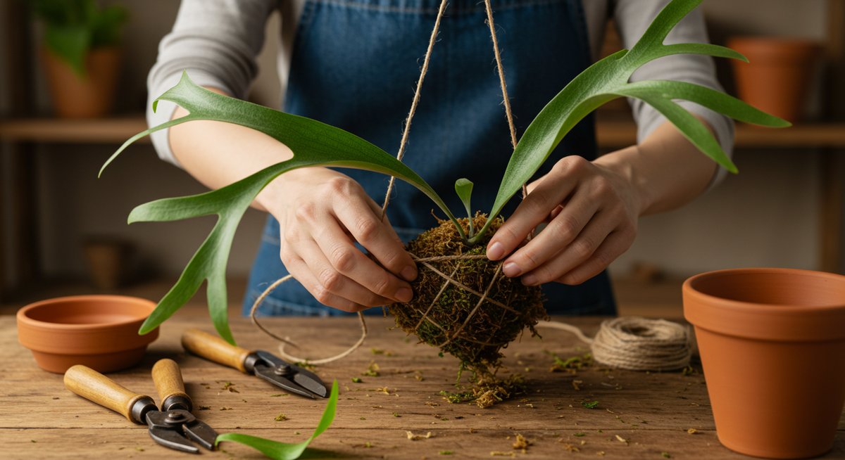コウモリランの吊るし方はどうするの？初心者でも飾りやすい方法を解説