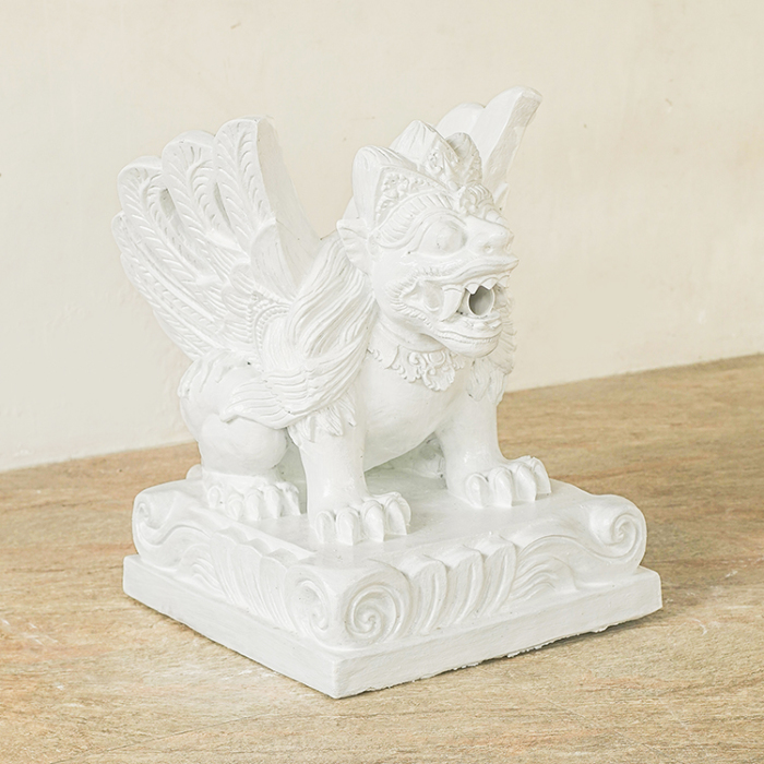 限定1台】シンガ像 ガルーダ ファウンテン 噴水 オブジェ 置物 屋外 庭