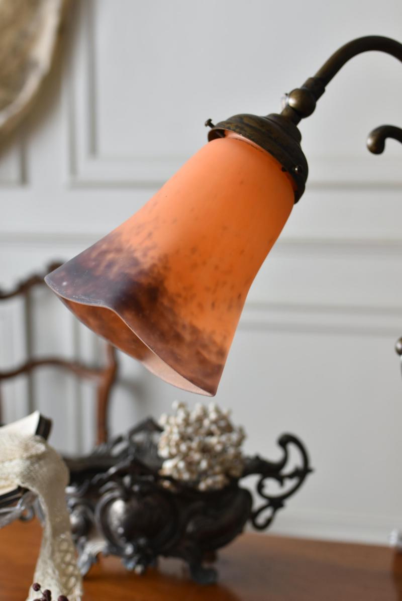 デスクランプ.14 フランス照明 テーブルランプ ミューラー兄弟