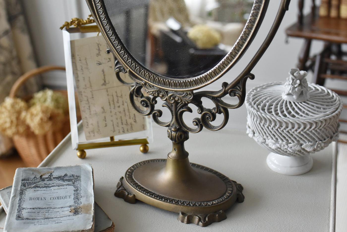 スタンドミラー.21 フレンチミラー 鏡 アンティークミラー フレンチ