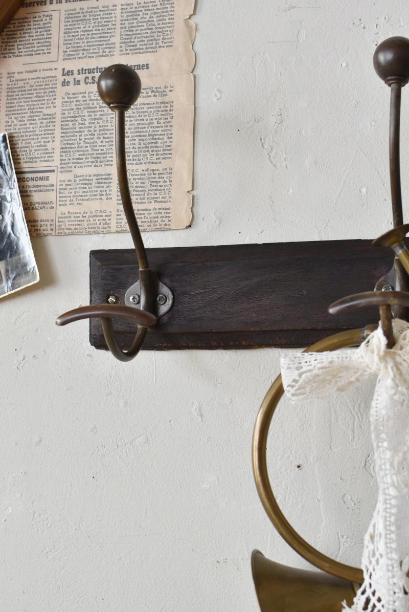 フランスアンティークフック3本セット