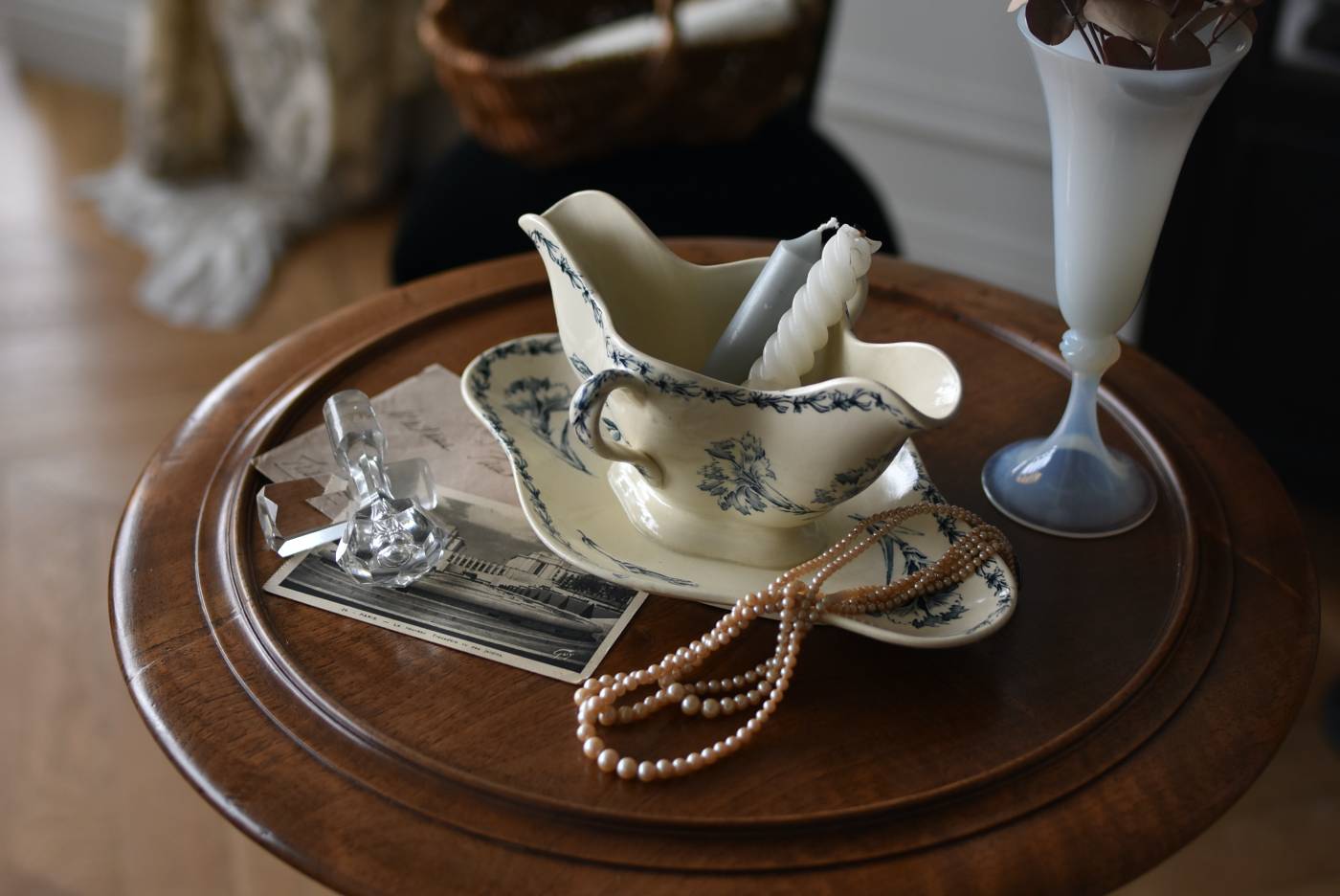 フランスアンティーク食器 ソーシエール.Luneville リュネヴィル