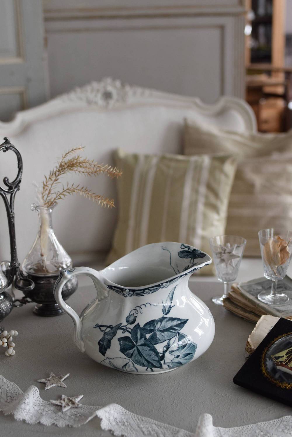 フランスアンティーク雑貨 ピシェ. Creil et Montereau クレイユエ