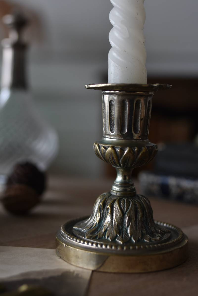 キャンドルスタンド.15B フランス アンティーク ロウソクたて