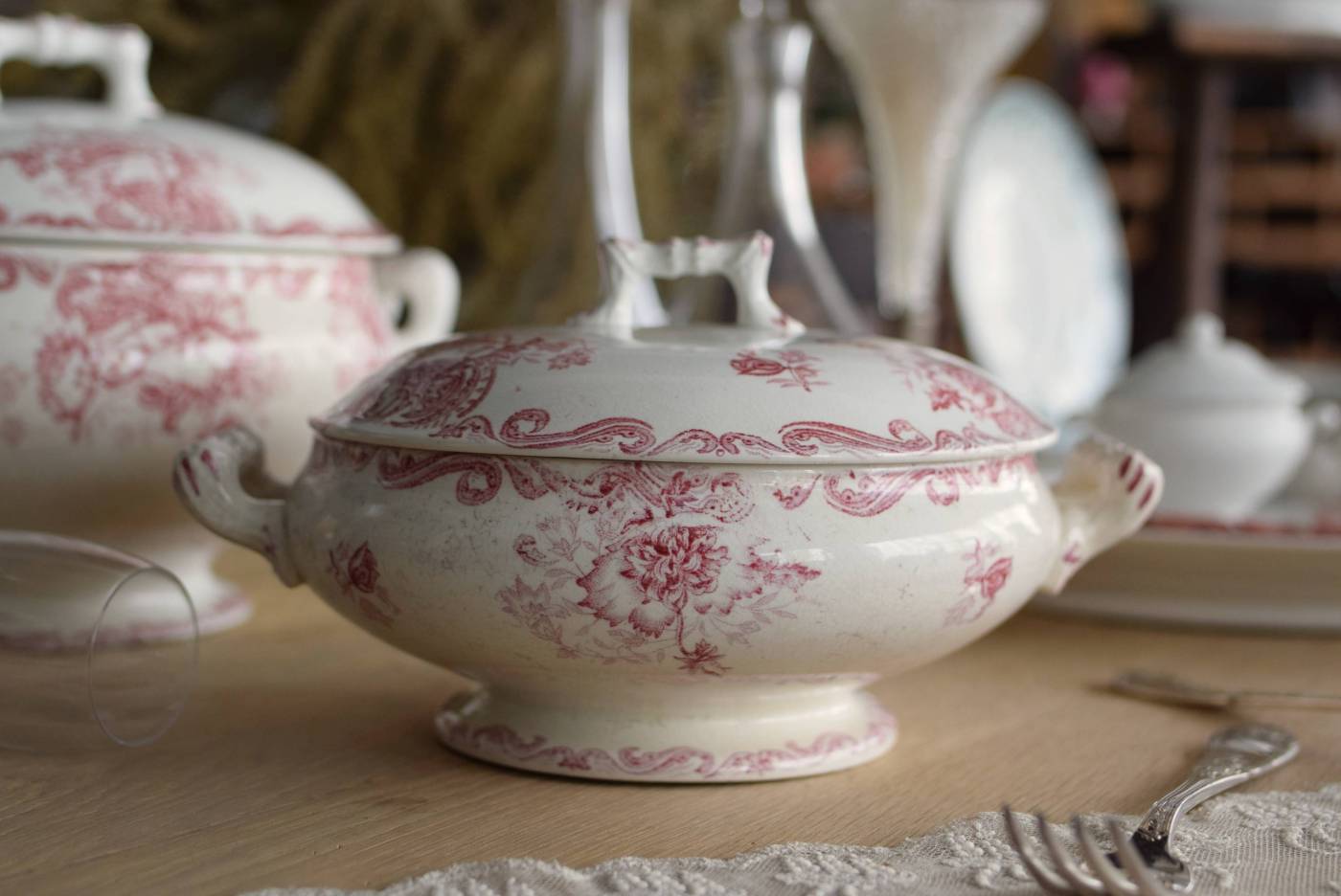 フランスアンティーク食器 レギュミエール.PAVOTS テーブルウェア