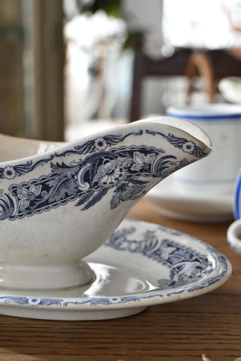 ソーシエール3.Creil et Montereau フランスアンティーク雑貨