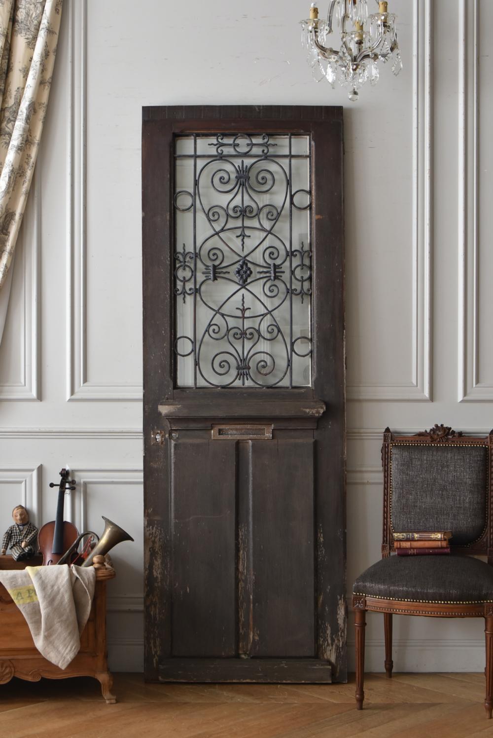 フランスアンティーク建具 アンティークアイアンドア.24 フレンチドア