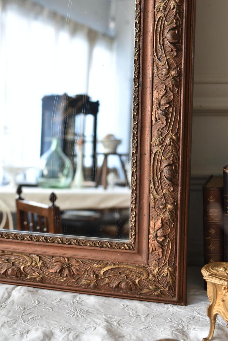 フランスアンティークインテリア アンティークミラー.57 ルイ