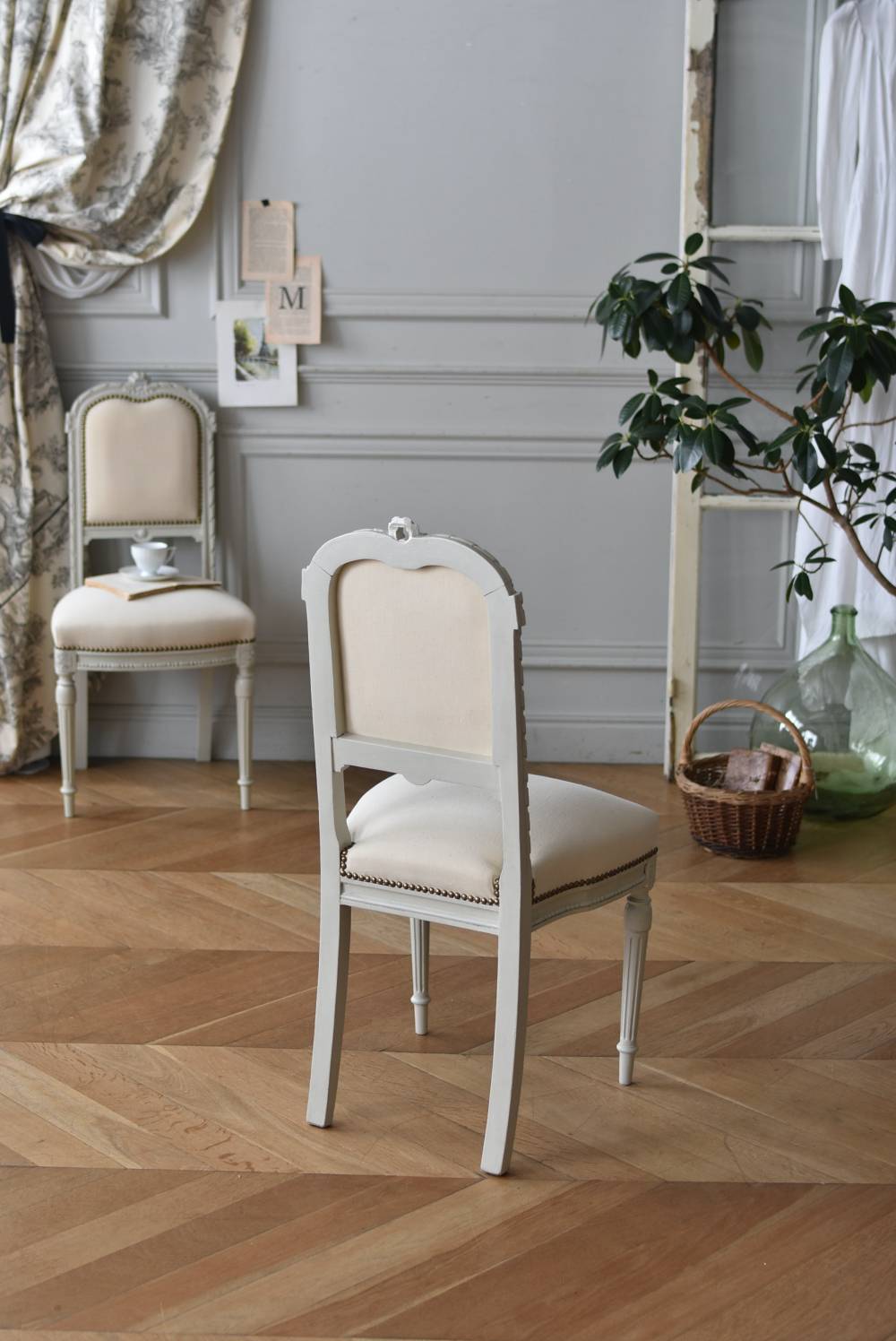 ファブリックチェア.20B フランス アンティーク 椅子