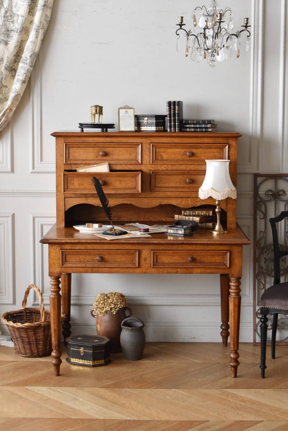 アンティークデスク.14 フランスアンティーク家具 アンティークテーブル 机