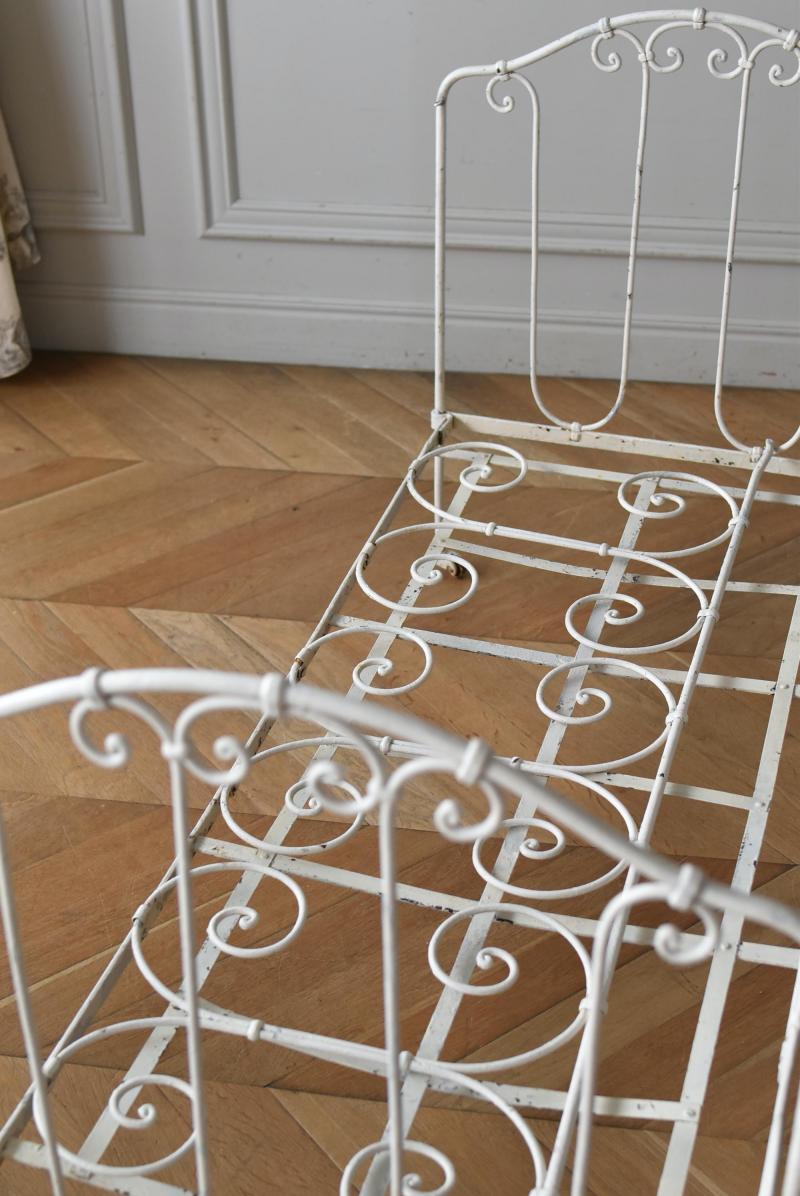 アンティークアイアンベッド アイアンベビーベッド.2 フレンチソファ