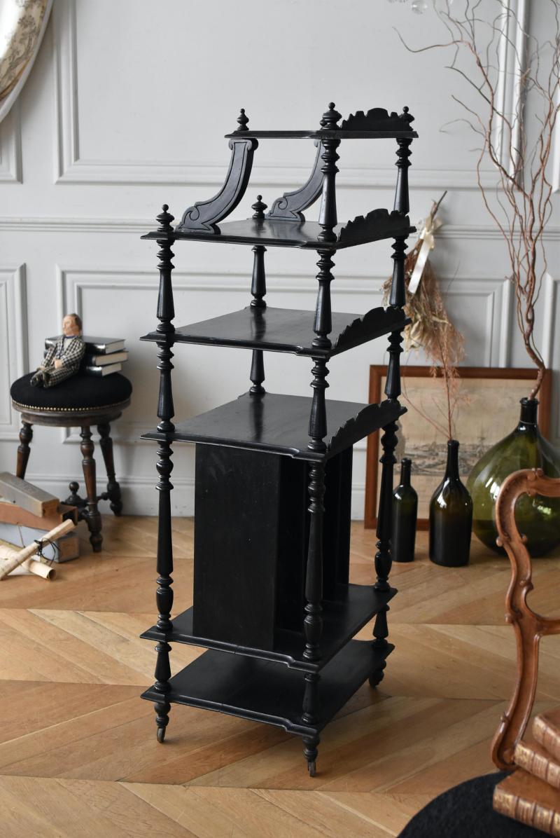 フランスアンティーク家具 ミュージックシェルフ.6 オープンシェルフ