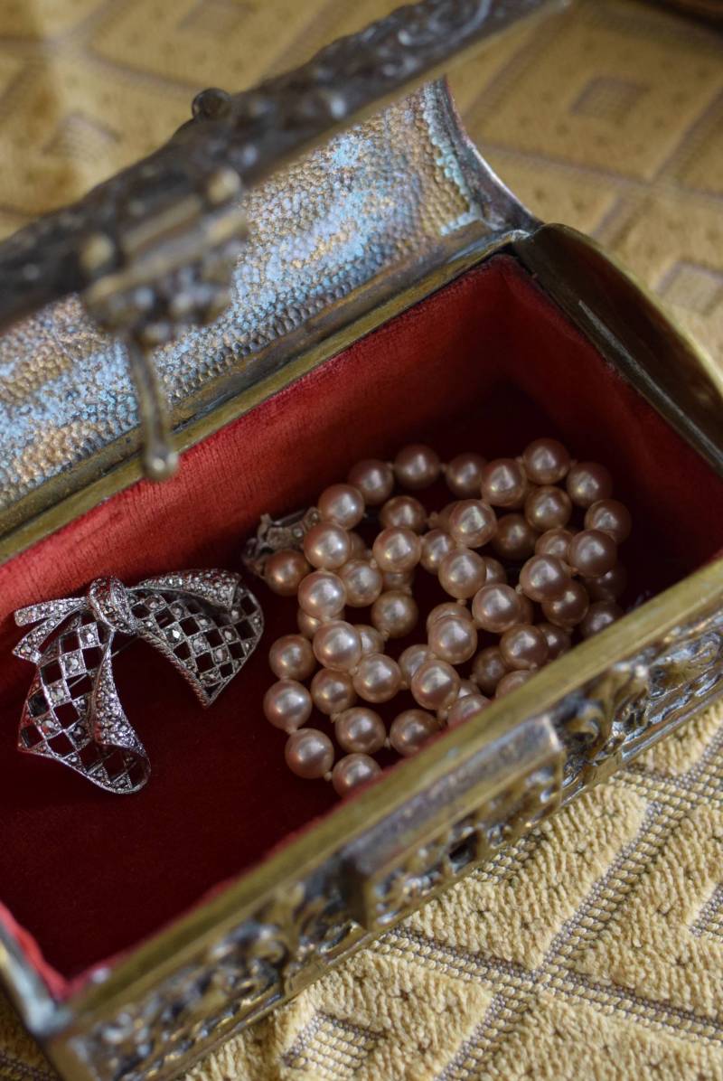 フランスアンティーク雑貨 ジュエリーボックス.8 真鍮