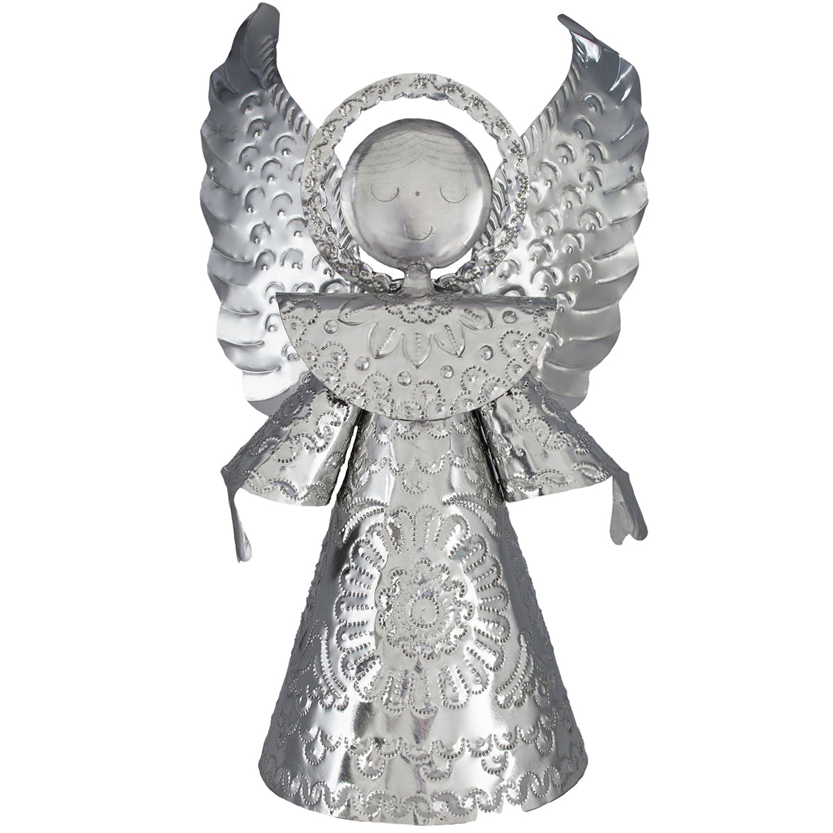 Angel Sculpture Tin Art | Lolo Mexican Mercadito